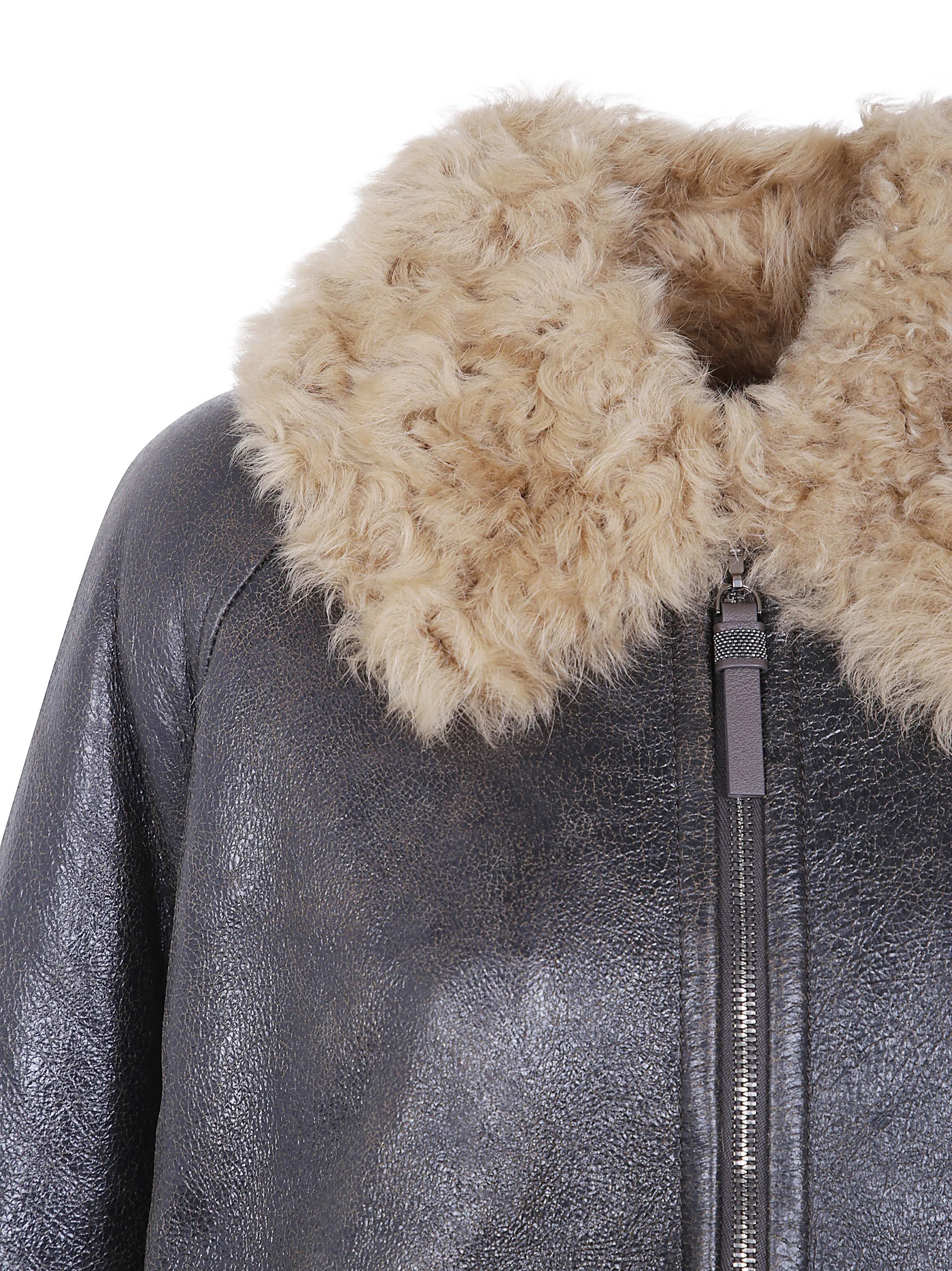 SHEARLING FUR JACKET sold by Lord & Taylor product image thumbnail 3