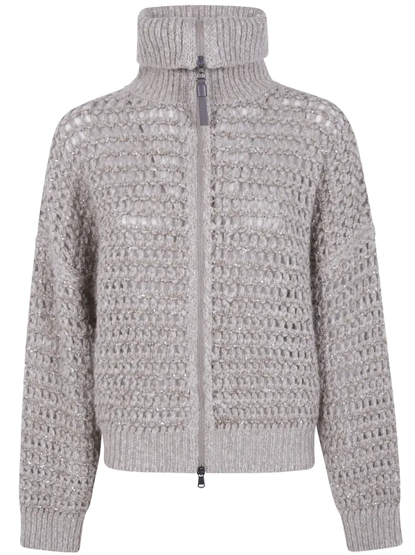 FULL ZIP CARDIGAN made by Brunello Cucinelli