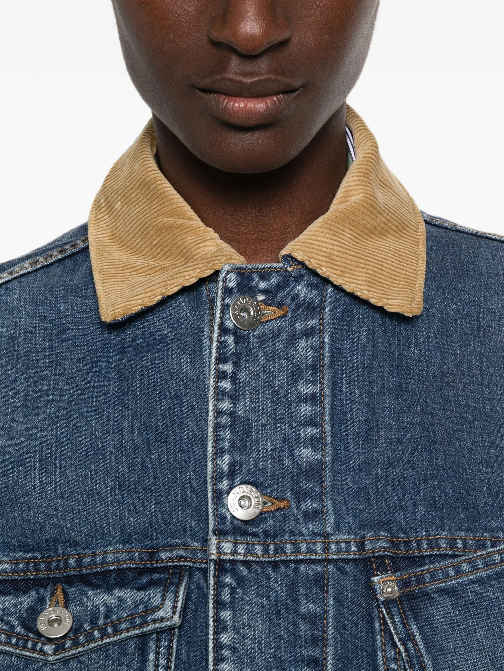 CORDUROY-COLLAR DENIM JACKET sold by Lord & Taylor product image thumbnail 5