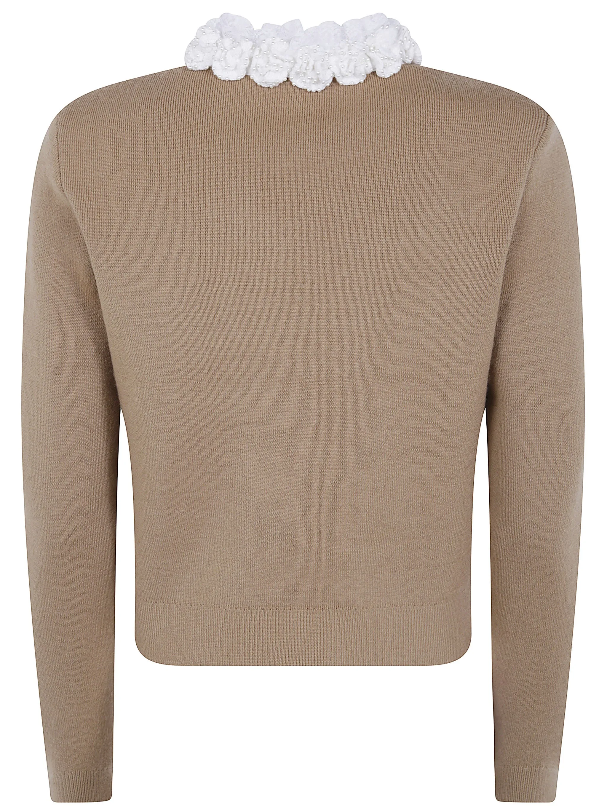 BROWN EMBELLISHED KNIT CARDIGAN sold by Lord & Taylor product image thumbnail 2