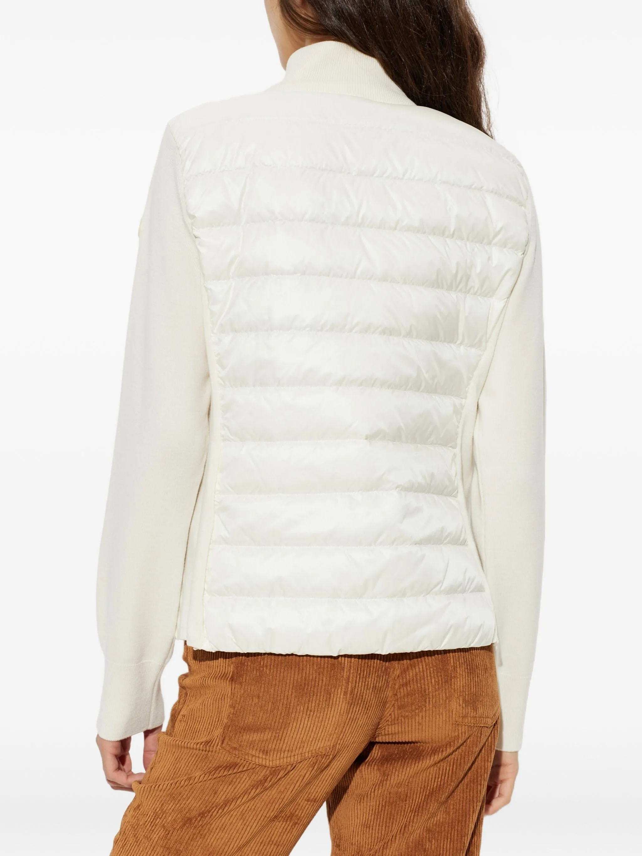 PADDED-FRONT ZIP-UP CARDIGAN sold by Lord & Taylor product image thumbnail 3