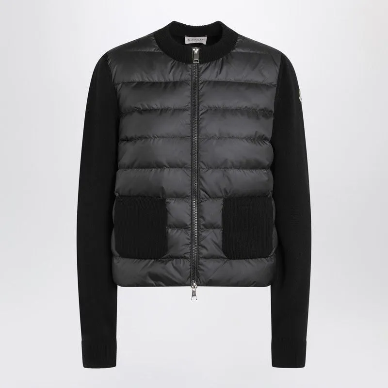 PADDED-FRONT ZIP-UP CARDIGAN made by Moncler
