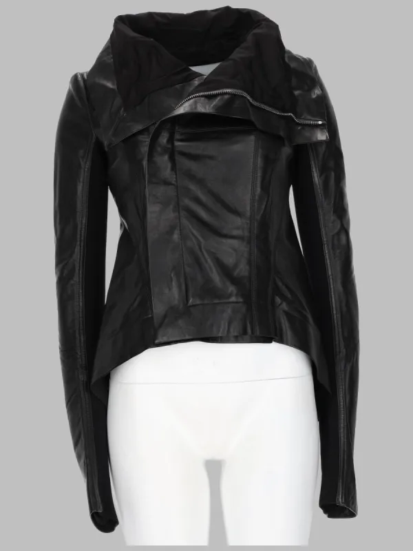 GIACCA BIKER IN PELLE NASKA made by Rick Owens