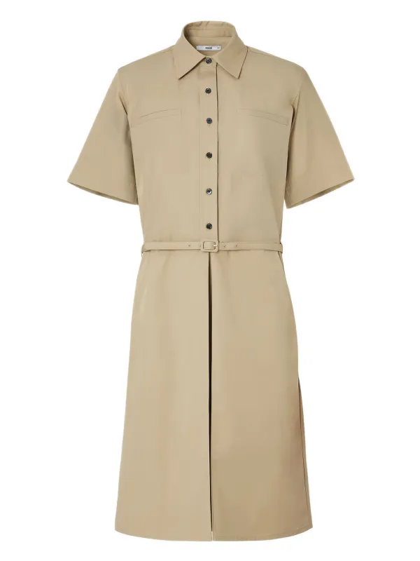 COTTON TRENCH DRESS made by Fendi
