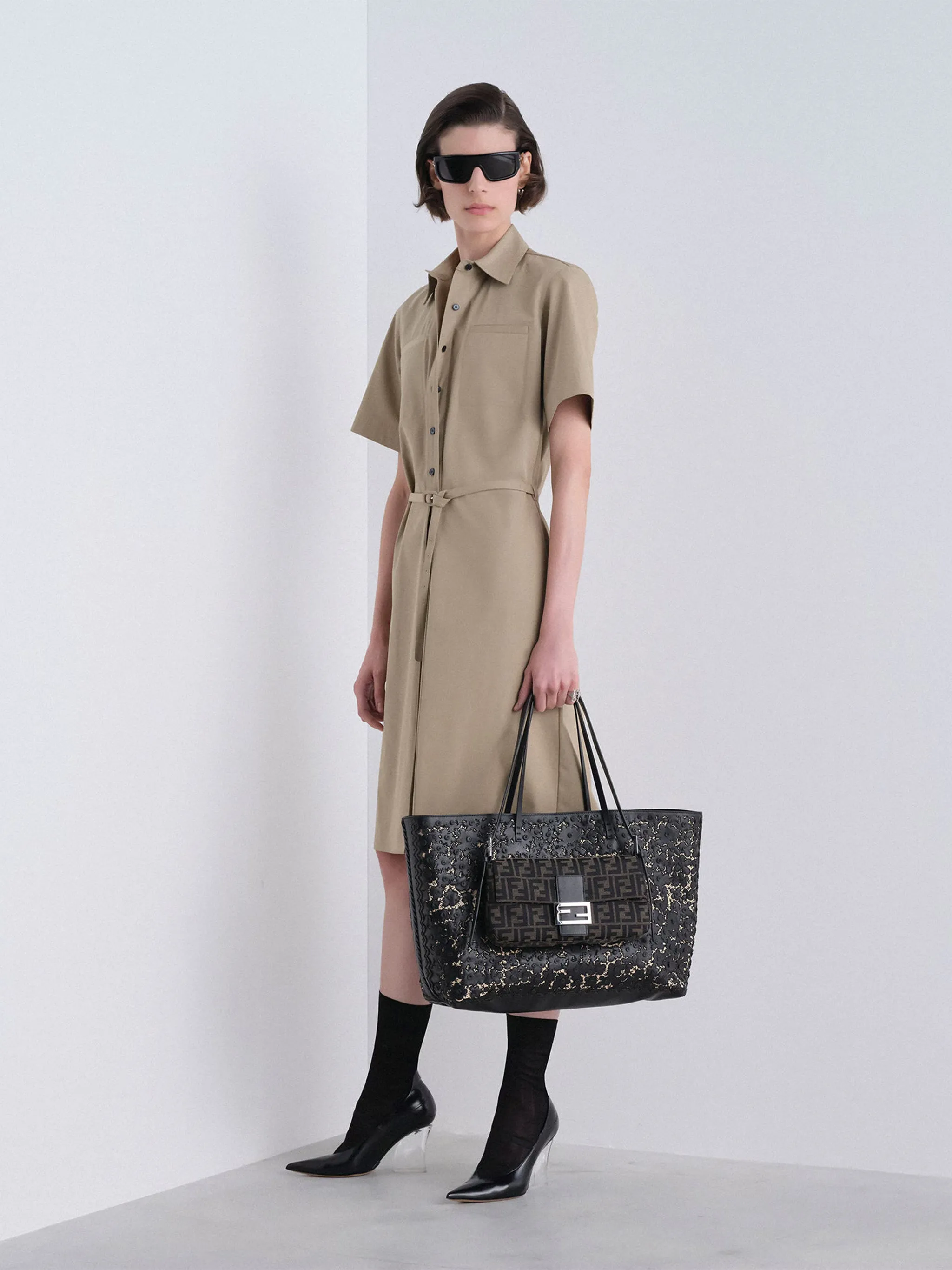 COTTON TRENCH DRESS sold by Lord & Taylor product image thumbnail 2