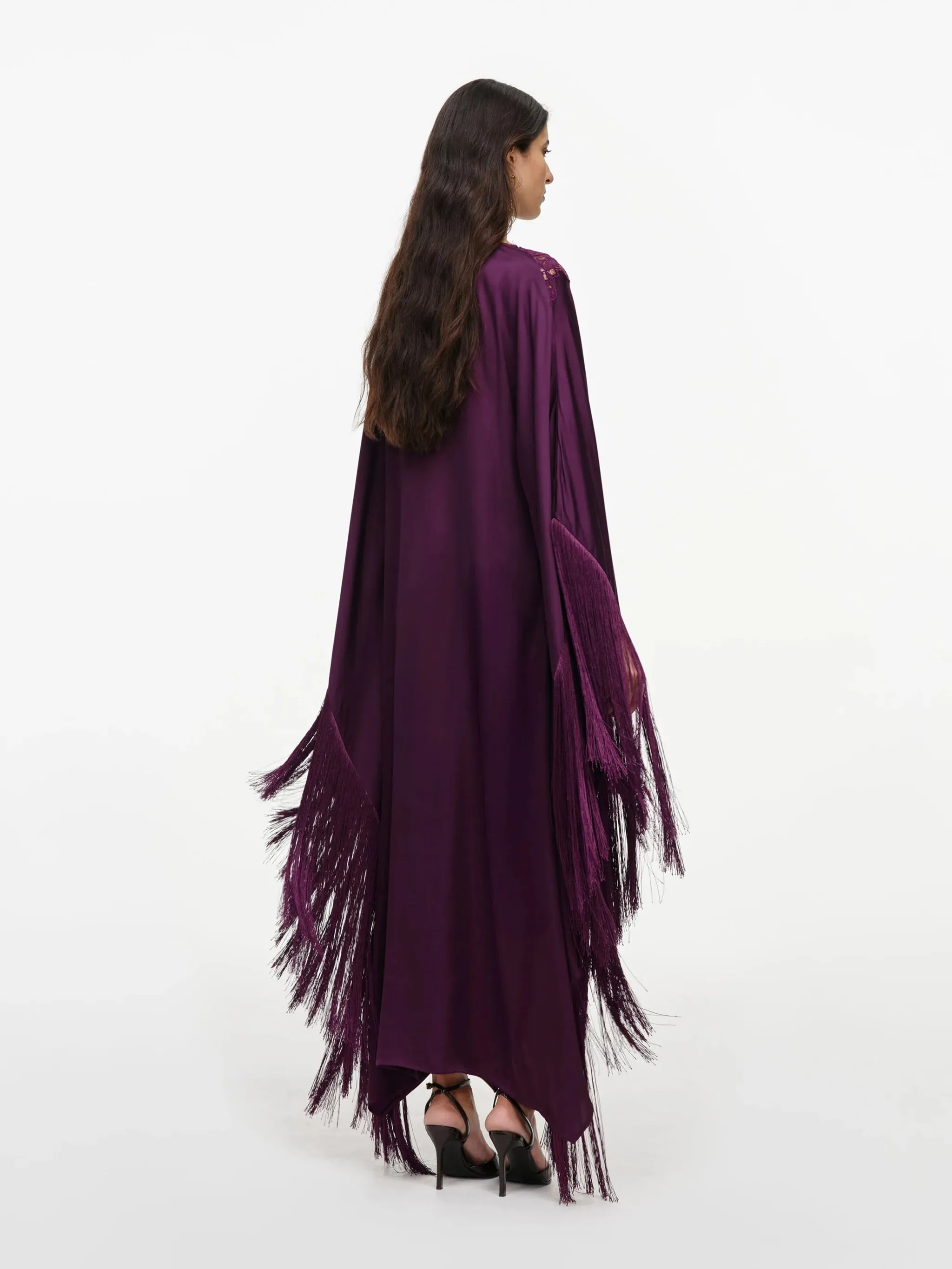 JERSEY DRAPED MAXI DRESS sold by Lord & Taylor product image thumbnail 3