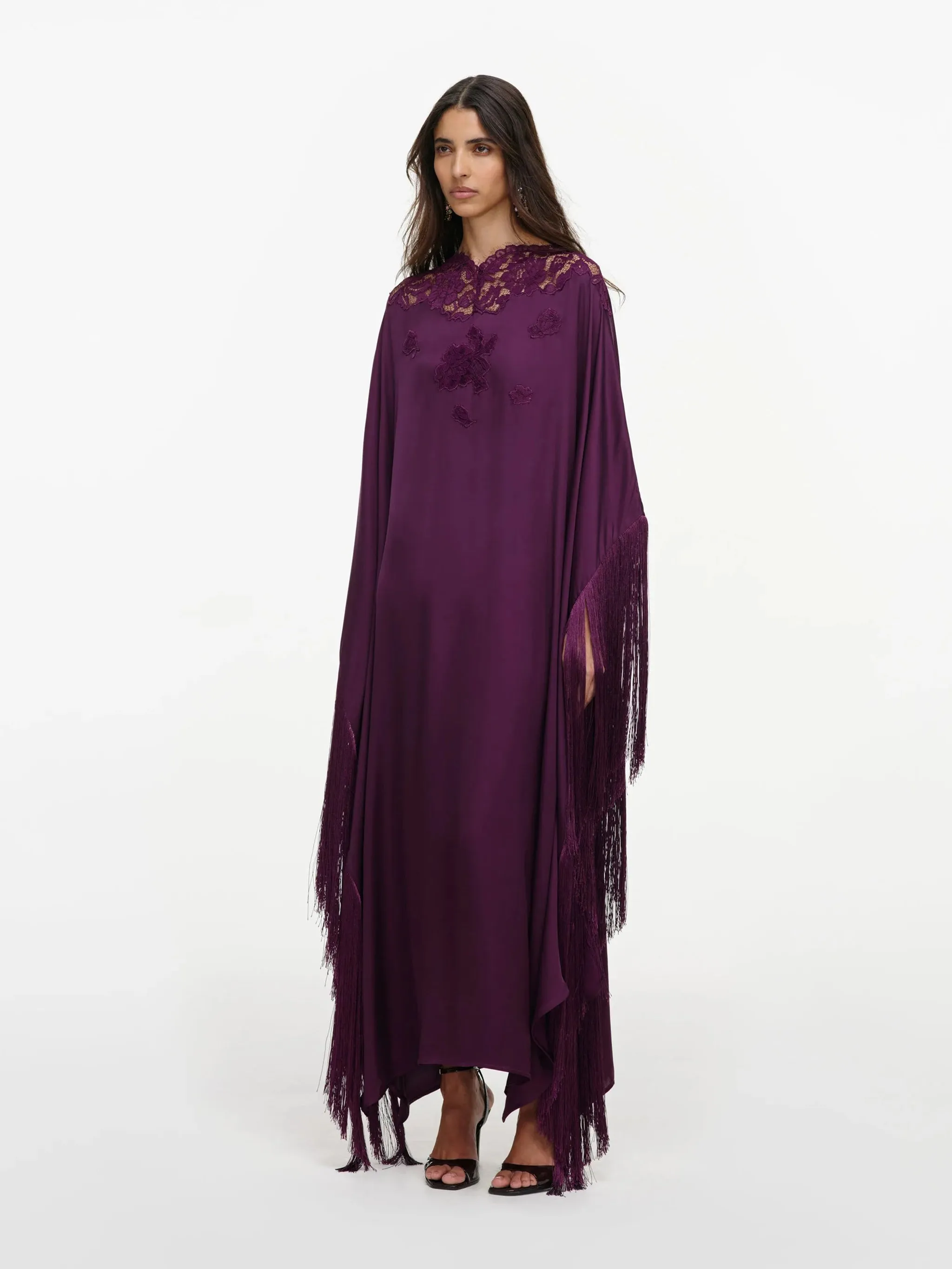 JERSEY DRAPED MAXI DRESS sold by Lord & Taylor product image thumbnail 2