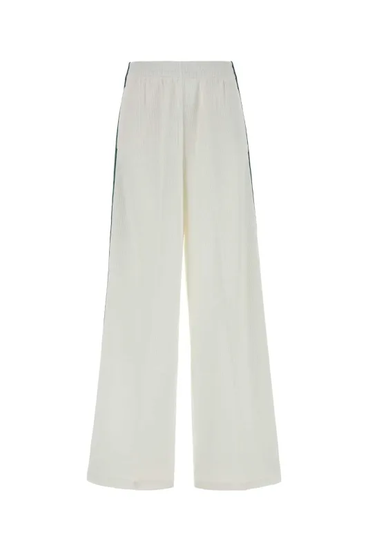 LEISURE TROUSERS IN RIBBED COTTON JERSEY WITH WEB made by Gucci