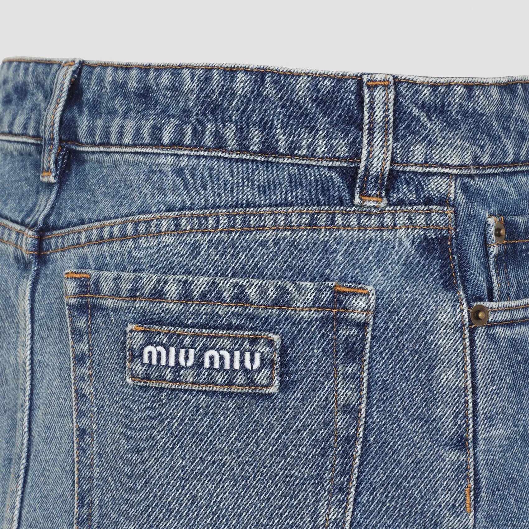 DENIM MINI SKIRT sold by Lord & Taylor product image thumbnail 4