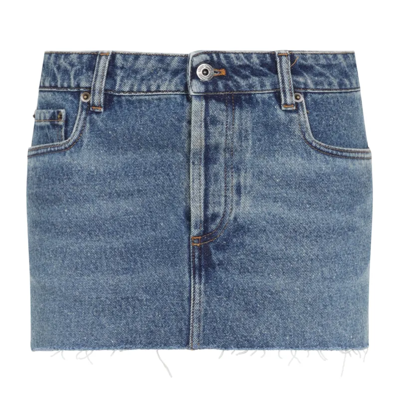 DENIM MINI SKIRT made by Miu Miu