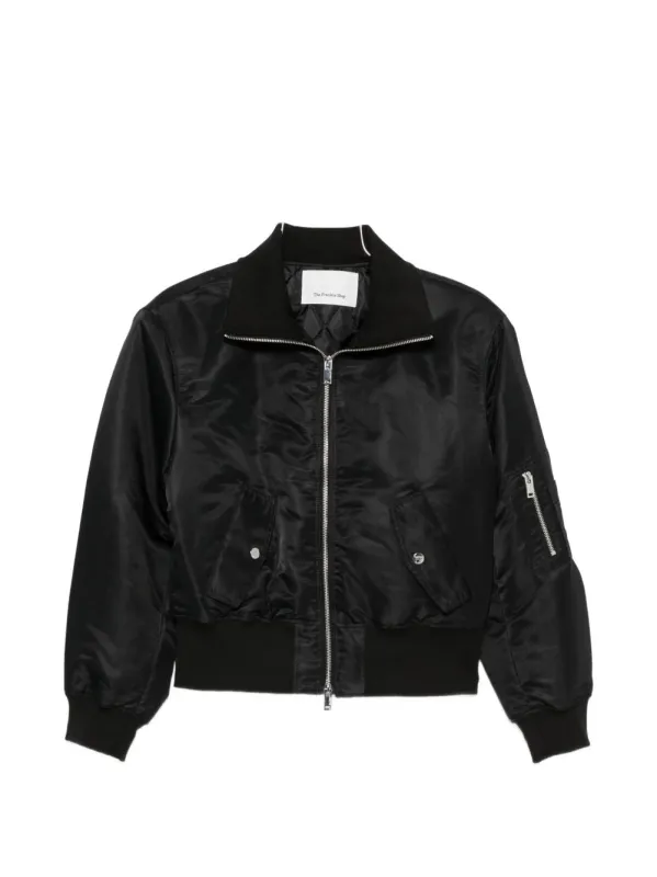 STORM NYLON CROPPED BOMBER JACKET made by Frankie Shop