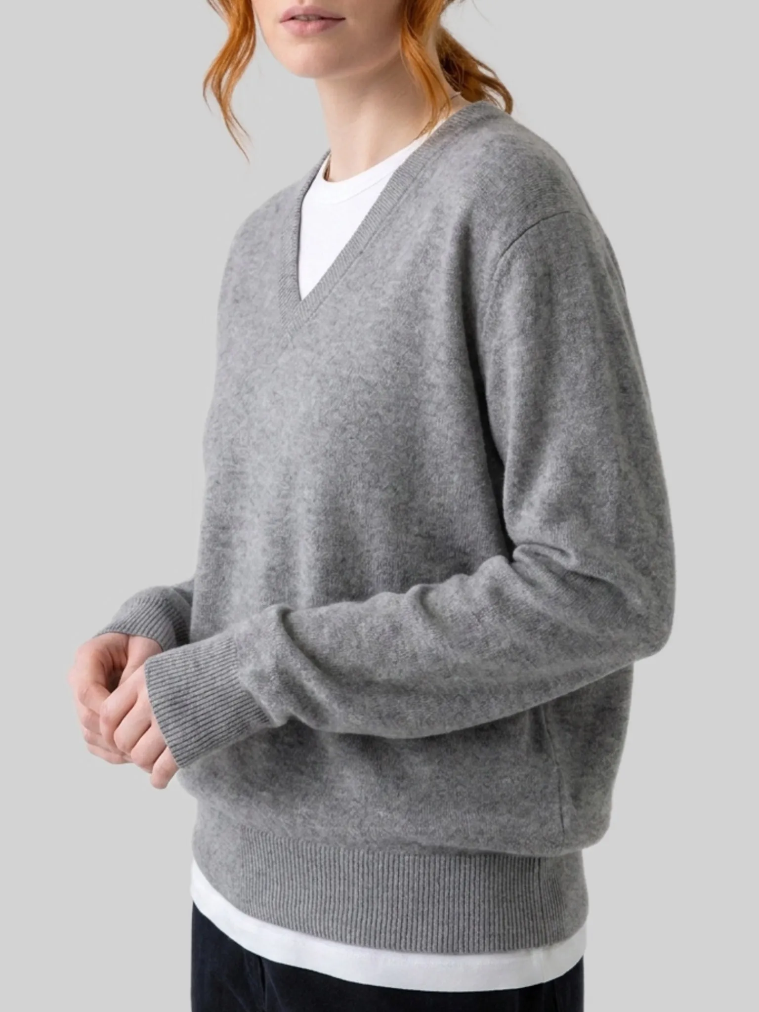LIGHT GRAY MELANGE PHORA SWEATER sold by Lord & Taylor product image thumbnail 3