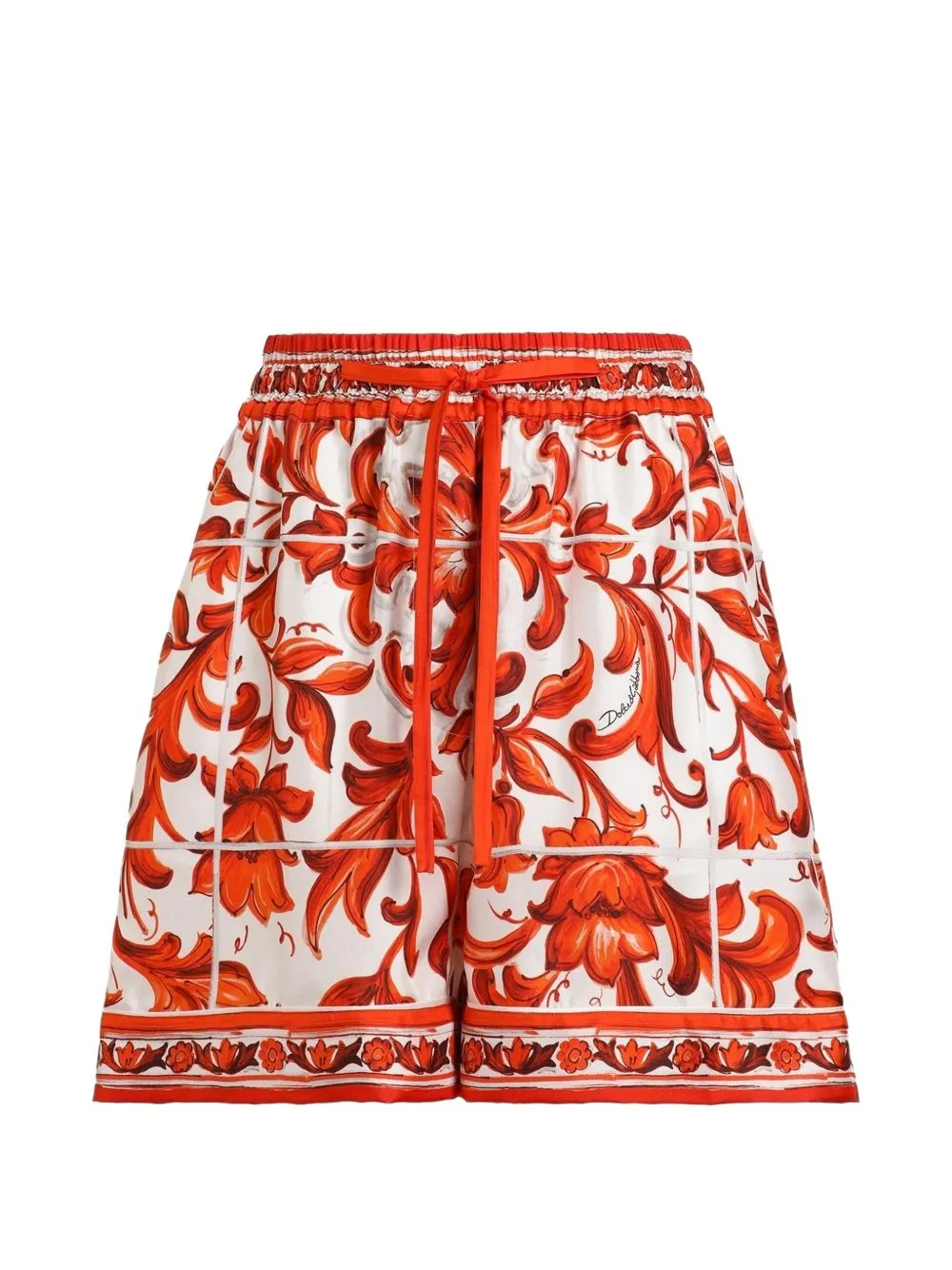 MAIOLICA PRINT SILK SHORTS sold by Lord & Taylor