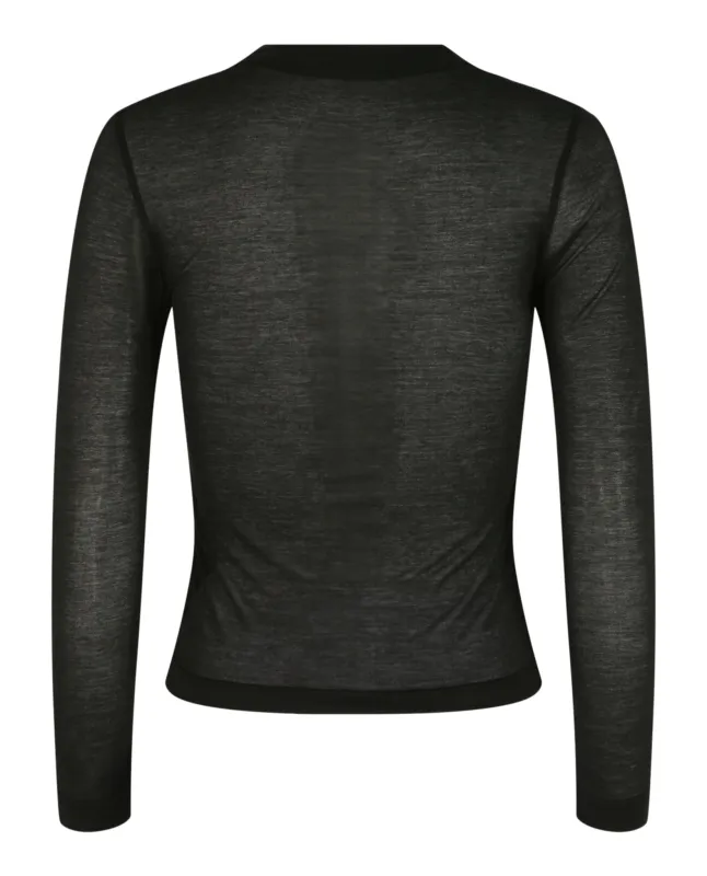 Sheer Fitted Top made by Balenciaga