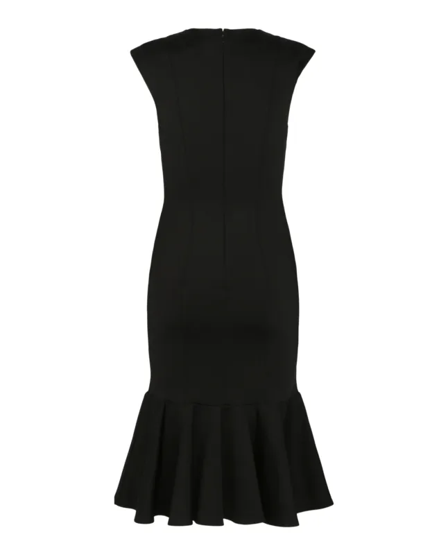Crystal-Detail Fit And Flare Dress made by Givenchy