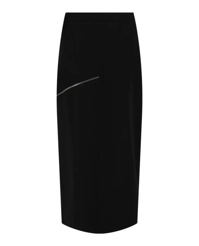 Zip-Detailed Midi Skirt made by Alexander McQueen
