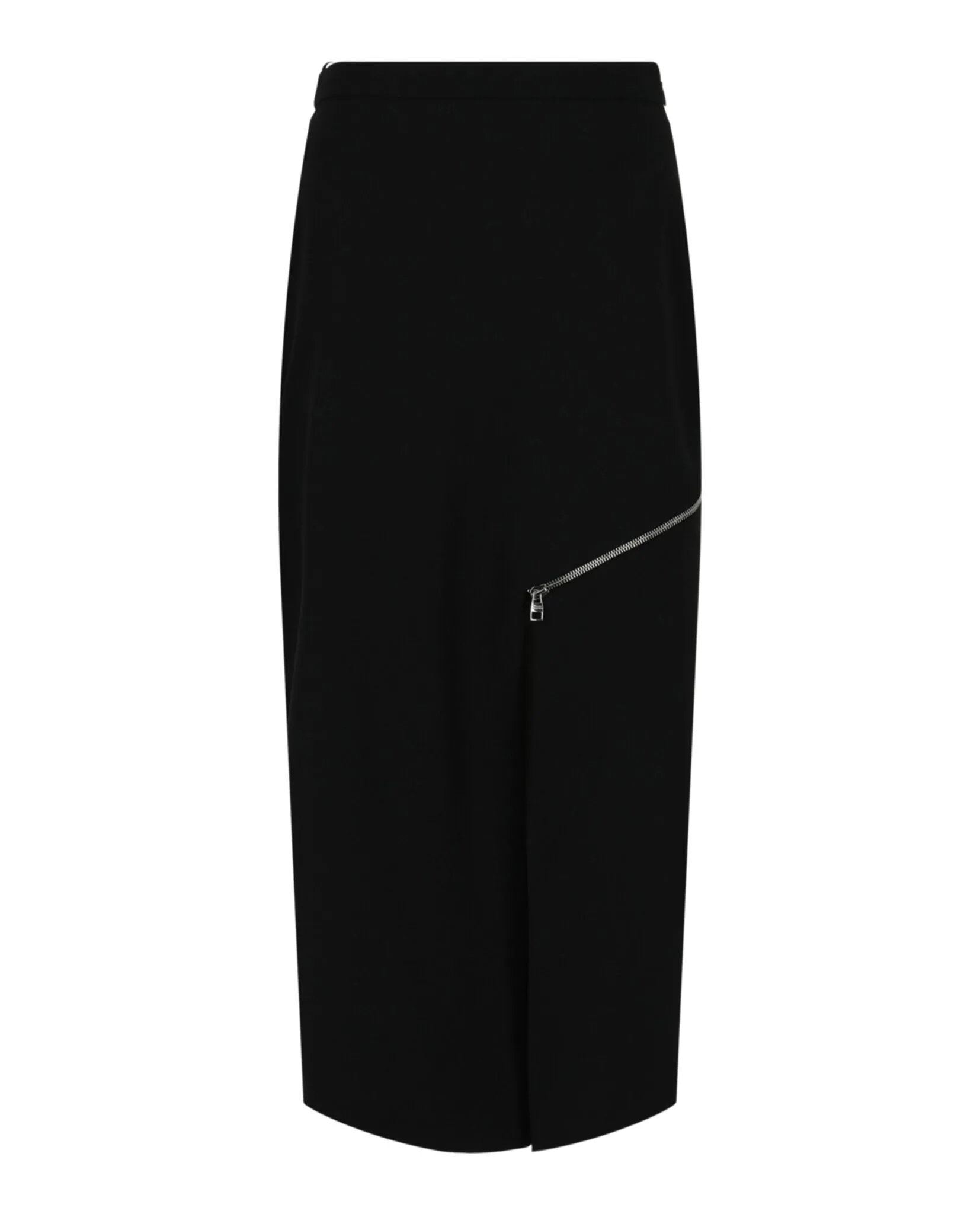 Zip-Detailed Midi Skirt sold by Lord & Taylor product image thumbnail 3