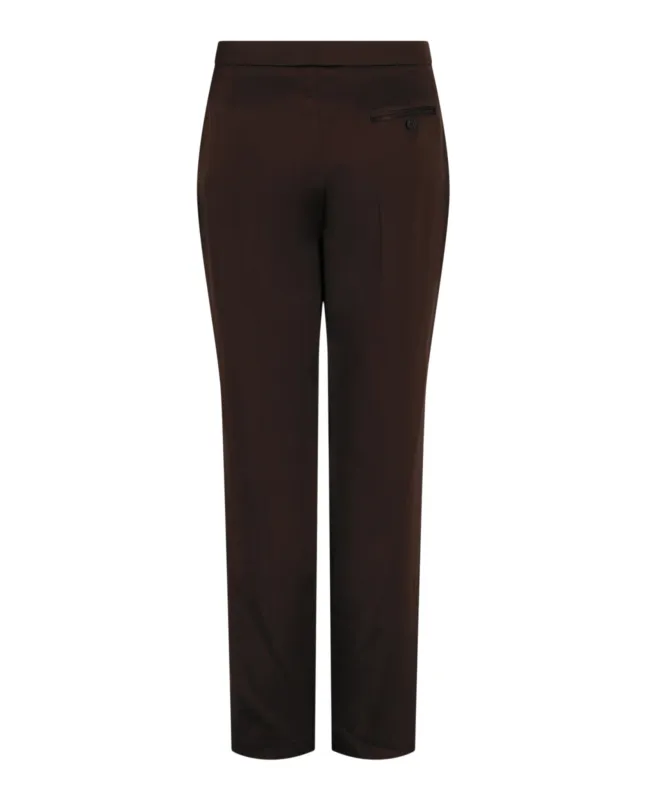 Satin Straight Leg Pants made by Alexander McQueen