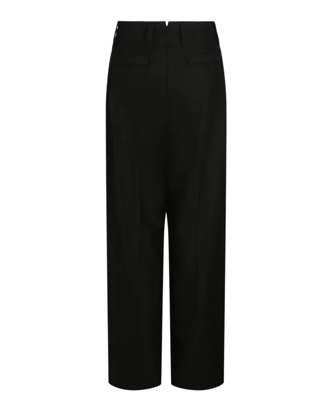 High-Waisted Wide-Leg Trousers made by Salvatore Ferragamo