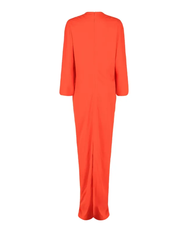 V-Neck Maxi Dress made by Salvatore Ferragamo
