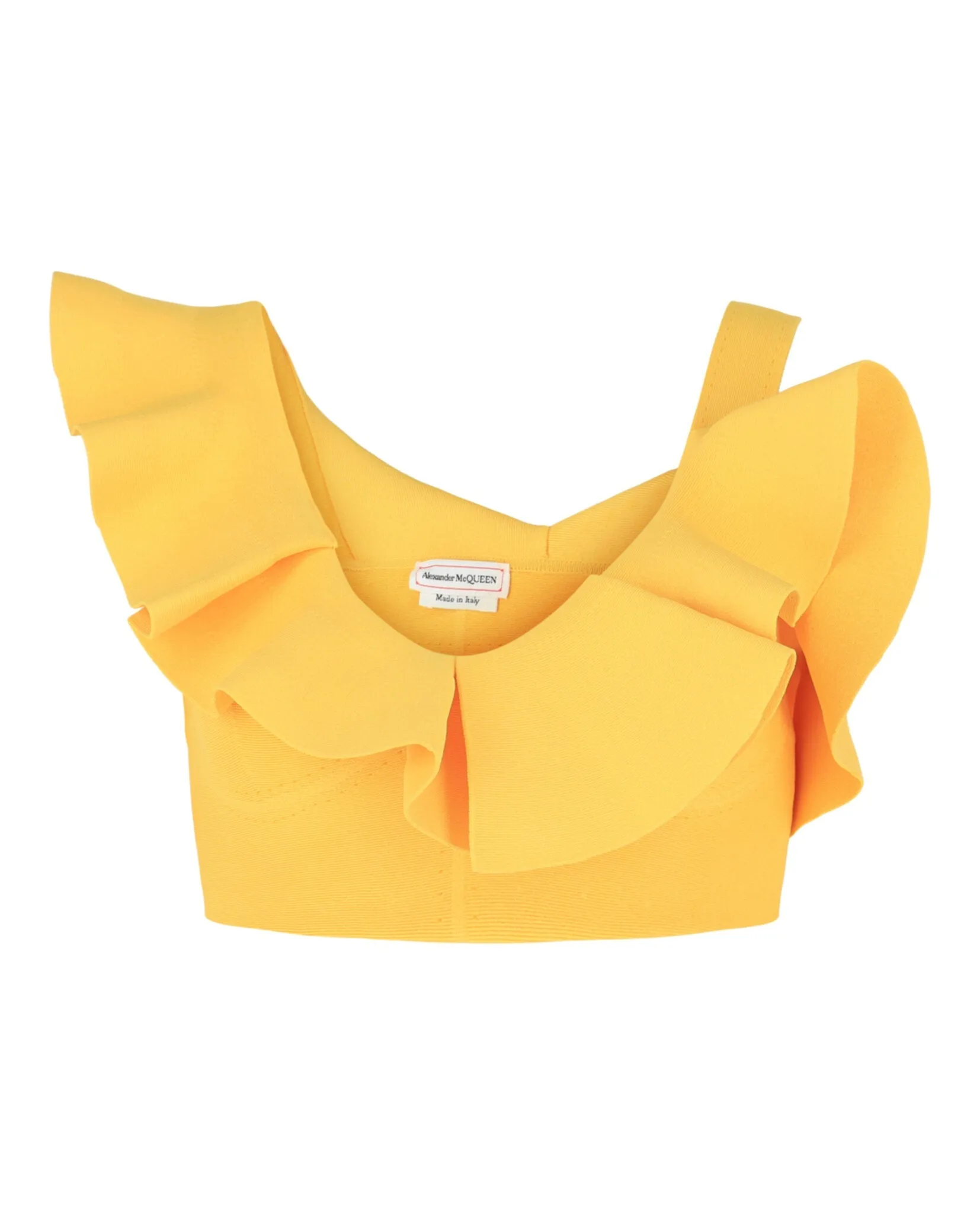 Ruffled Asymmetrical Cropped Top sold by Lord & Taylor product image thumbnail 4