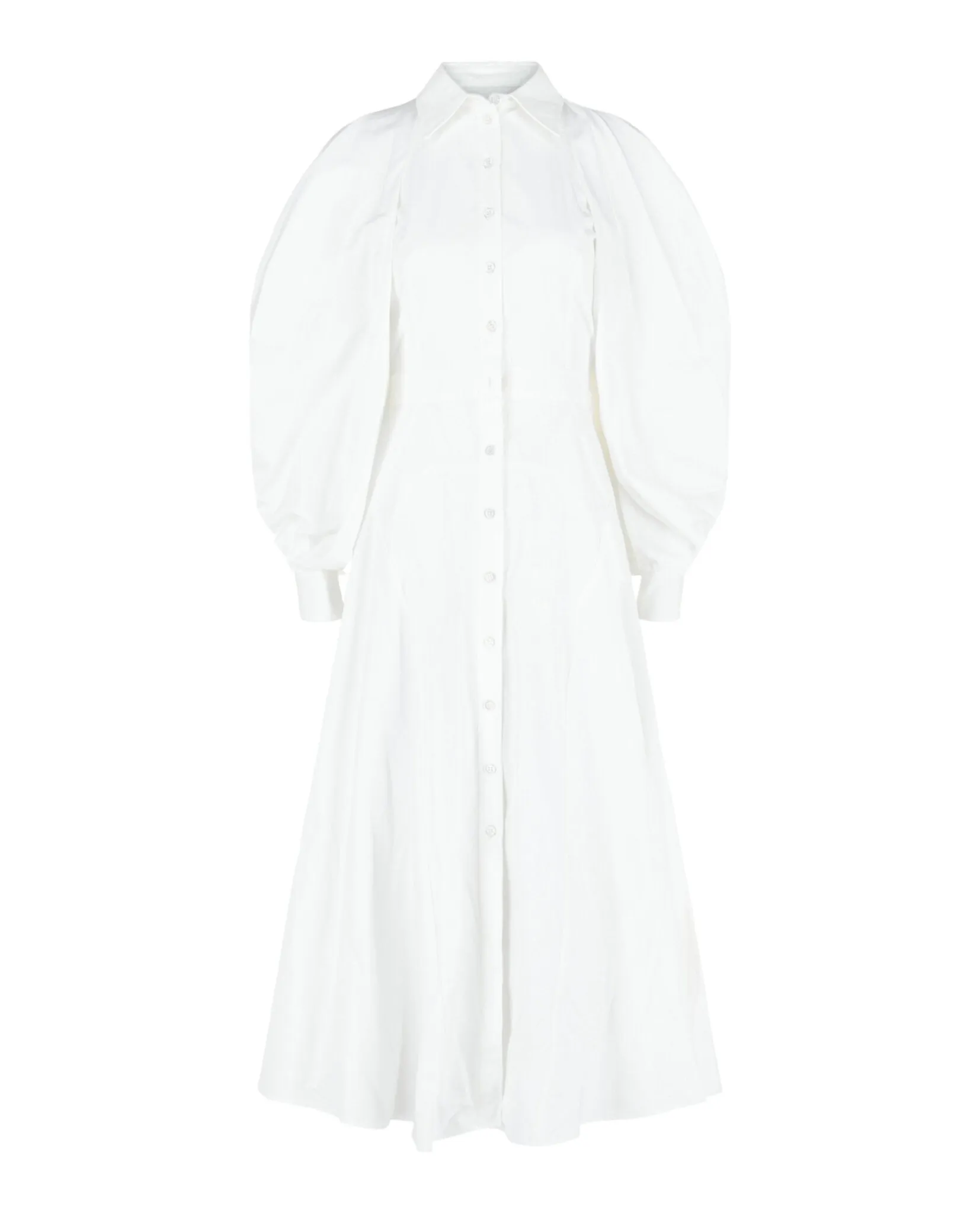 Cold-Shoulder Cotton Midi Dress sold by Lord & Taylor product image thumbnail 5