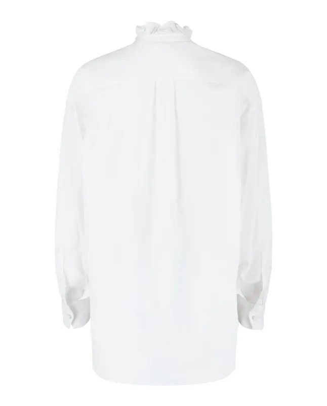 Ruffled Cotton Shirt made by Alexander McQueen