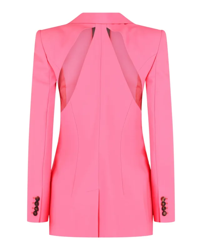 Slashed Single-Breasted Blazer made by Alexander McQueen