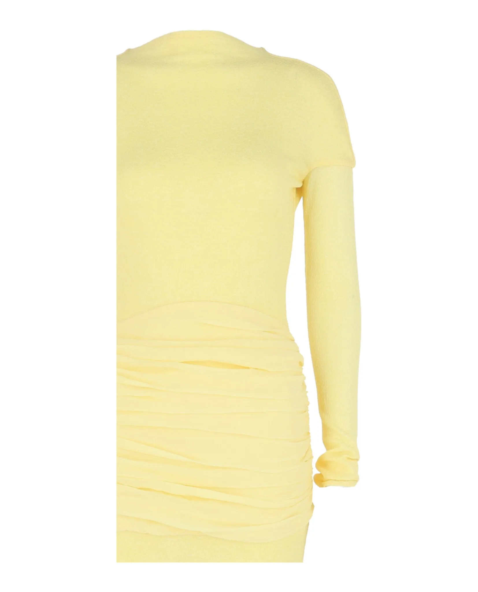 Paneled Ruched Crepe Gown sold by Lord & Taylor product image thumbnail 2