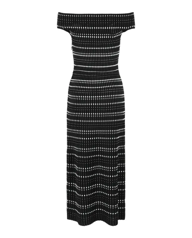 Off-The-Shoulder Midi Dress made by Alexander McQueen