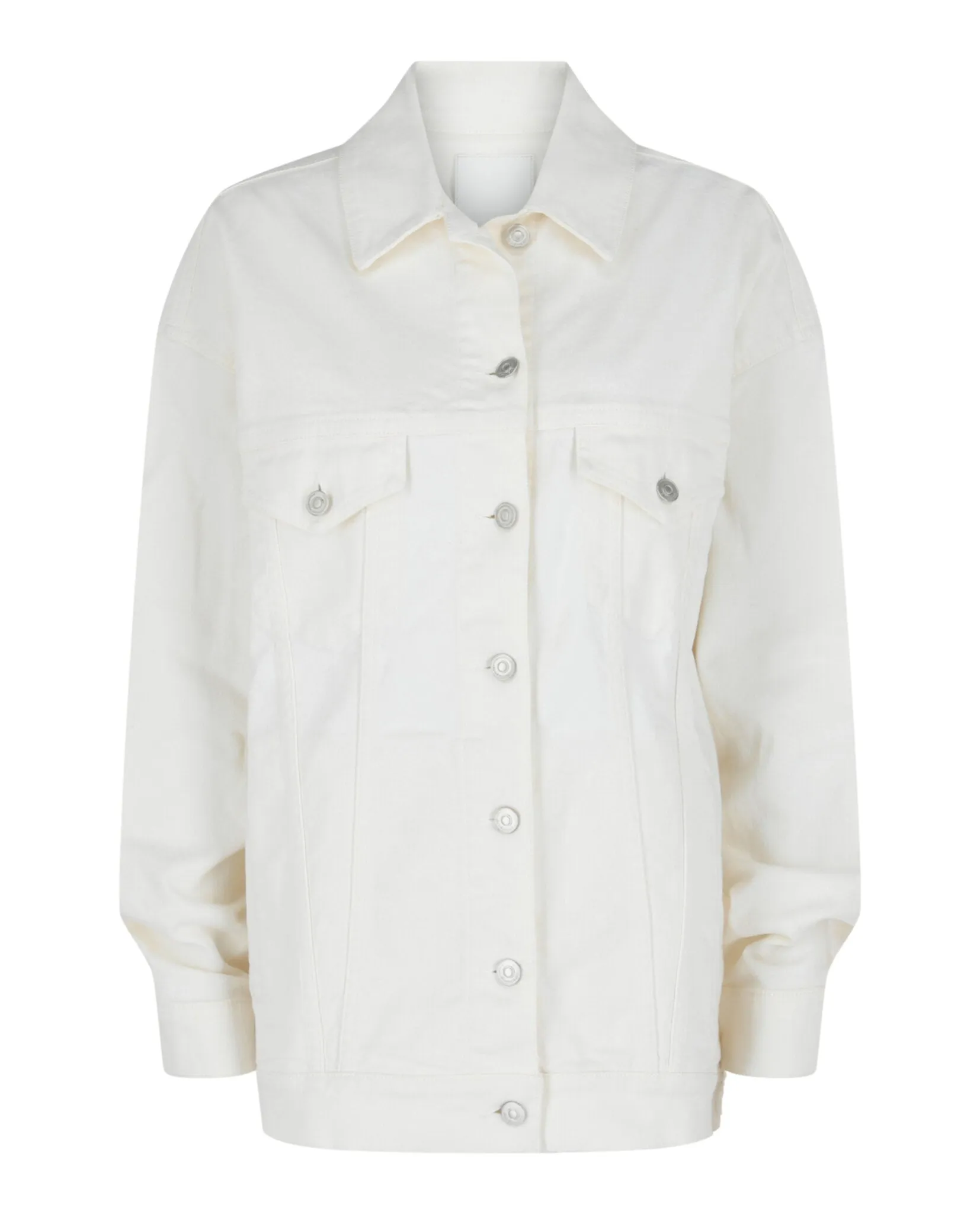 Oversized Denim Jacket sold by Lord & Taylor product image thumbnail 3