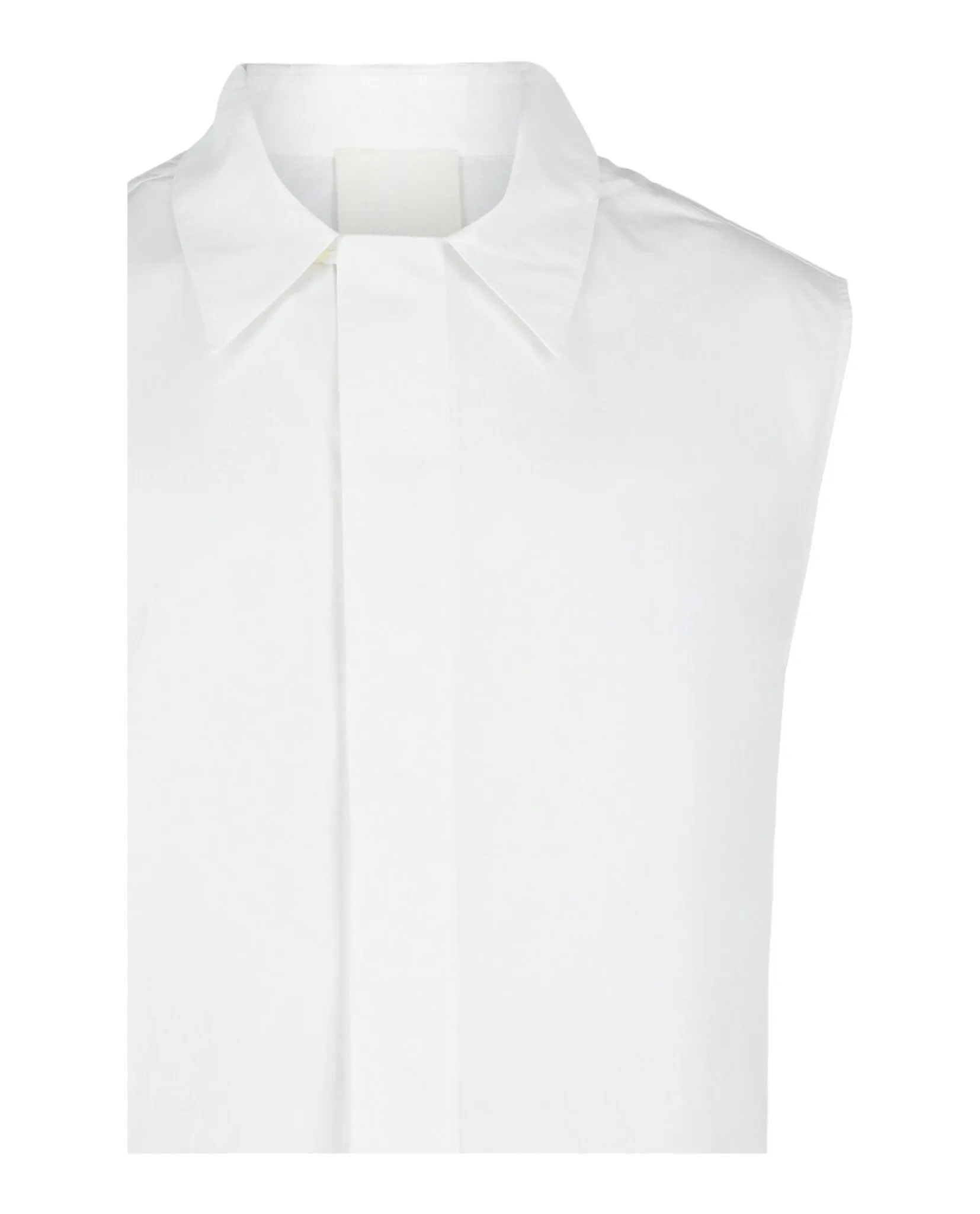 Sleeveless Shirt In Cotton sold by Lord & Taylor product image thumbnail 2