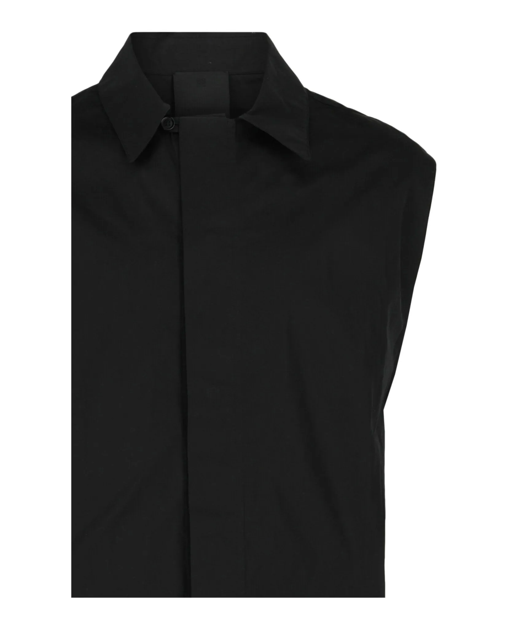 Sleeveless Shirt In Cotton sold by Lord & Taylor product image thumbnail 2