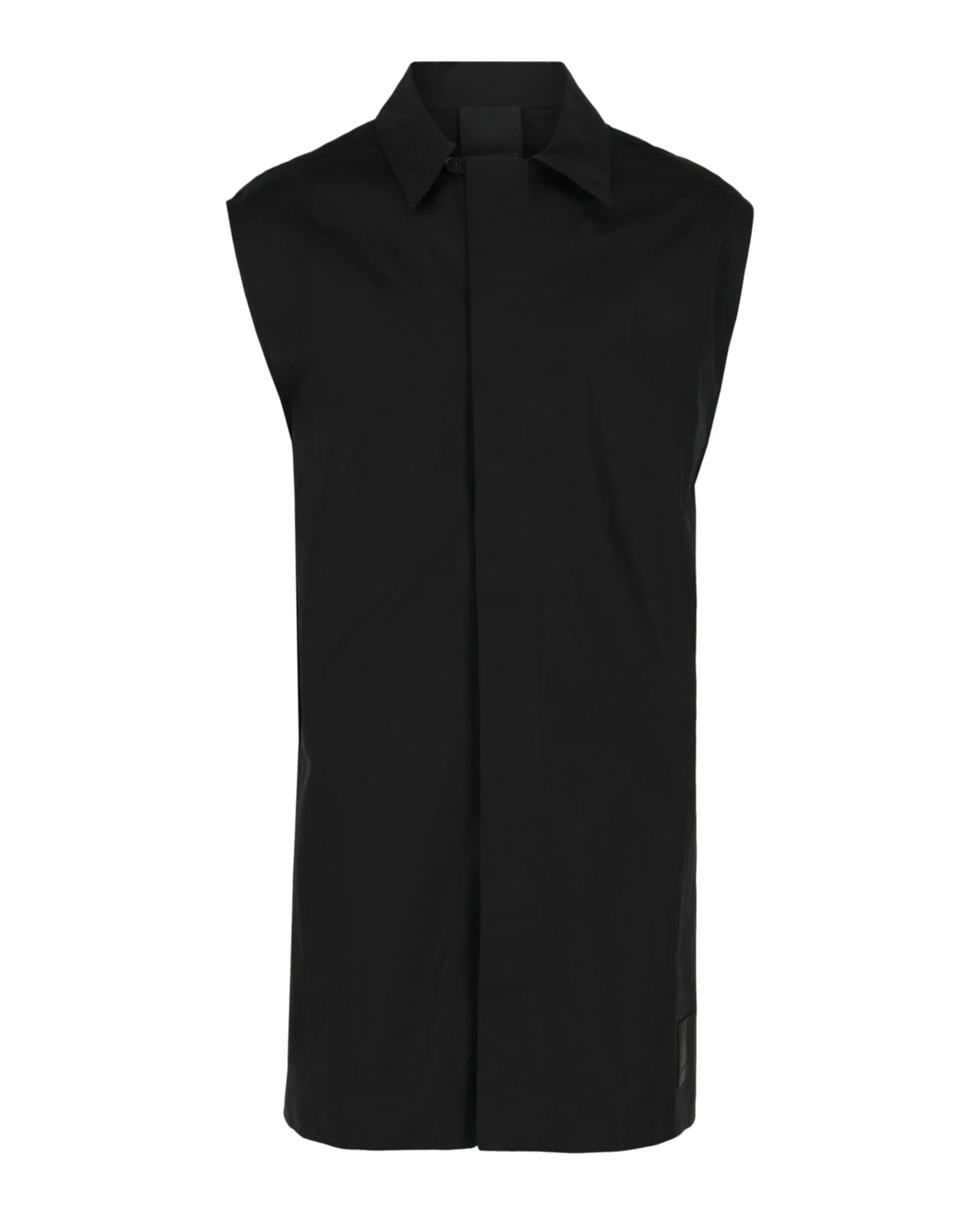 Sleeveless Shirt In Cotton sold by Lord & Taylor product image thumbnail 4