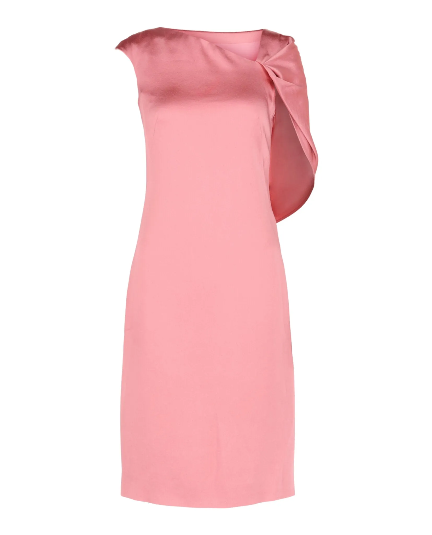 Asymmetric Draped Midi Dress sold by Lord & Taylor product image thumbnail 4