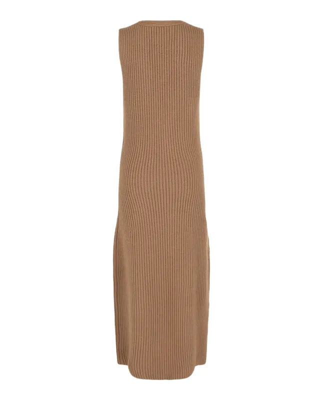 Sleeveless Ribbed Knit Dress made by Salvatore Ferragamo