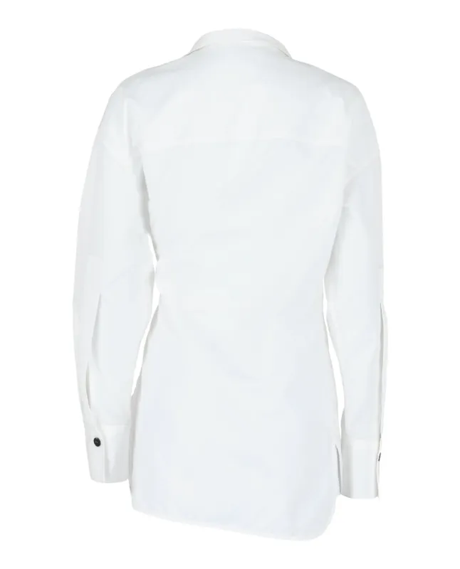 Asymmetric Cotton Dress Shirt made by Salvatore Ferragamo