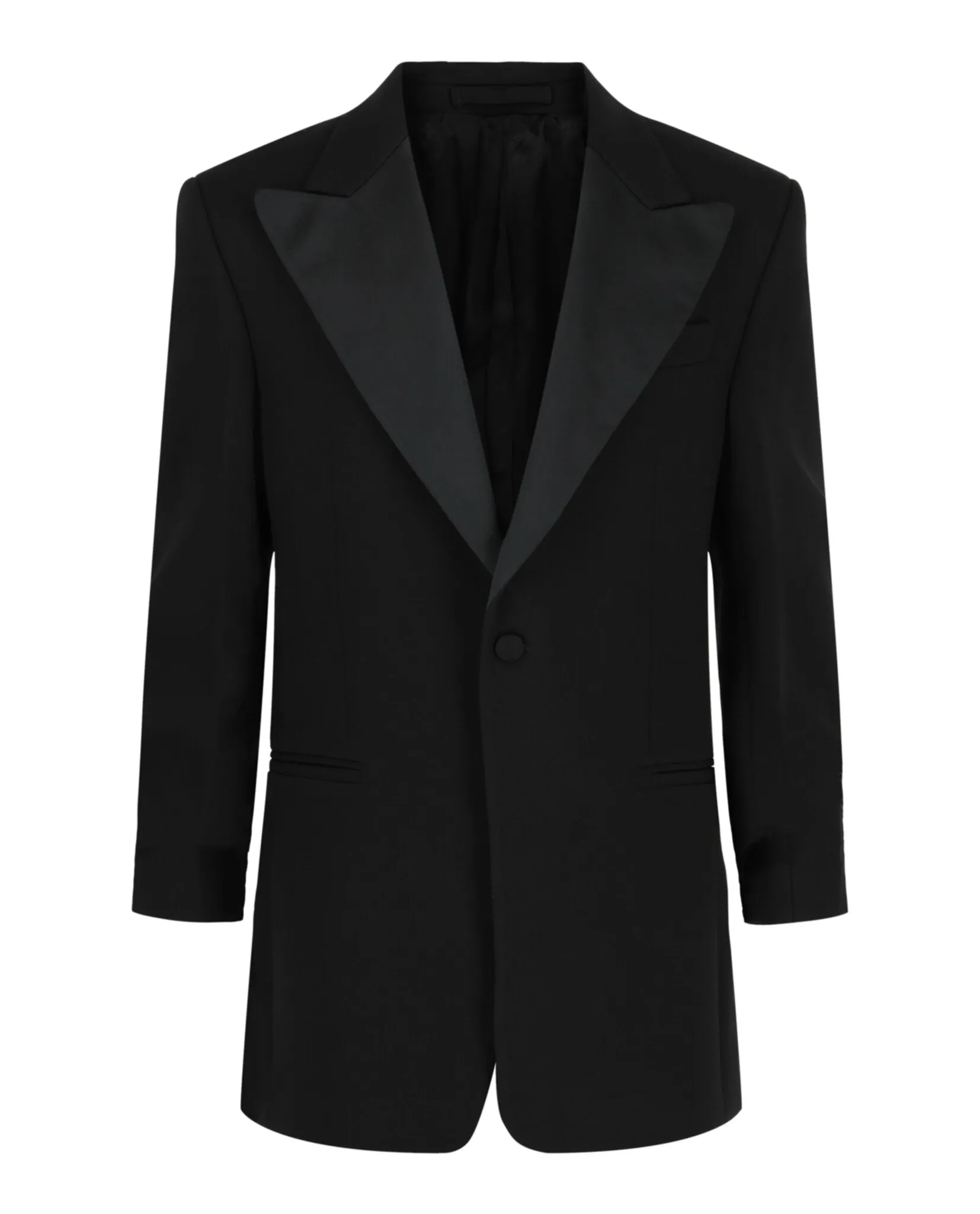 Silk Peaked Lapel Blazer sold by Lord & Taylor product image thumbnail 3