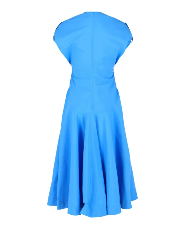 Cotton Poplin Midi Dress made by Salvatore Ferragamo