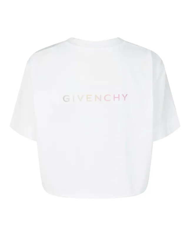 4G Peace Logo Crop Top made by Givenchy