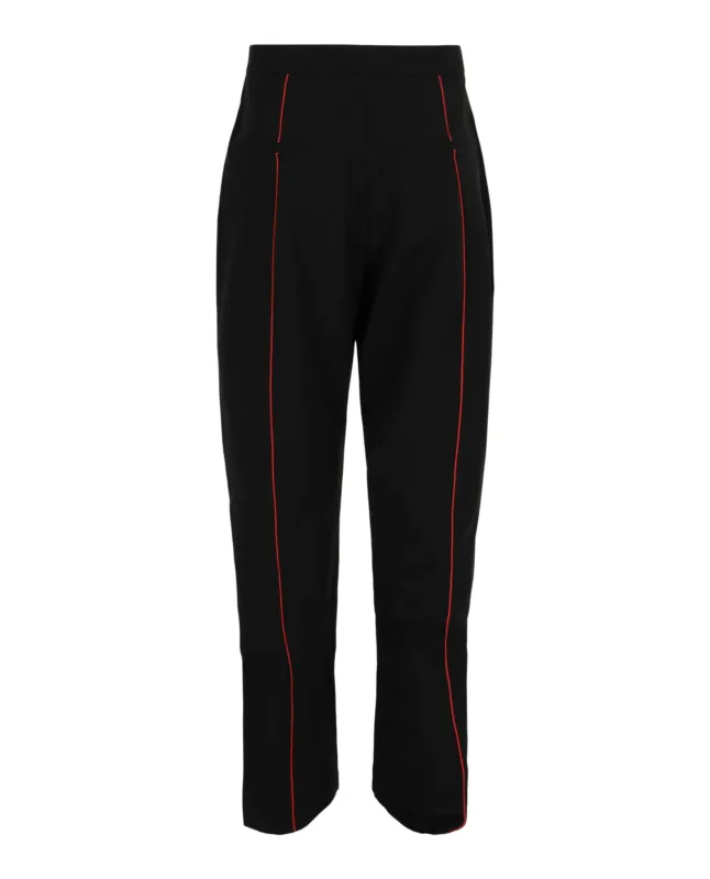 Contrasting-Trim Straight-Leg Track Pants made by Salvatore Ferragamo
