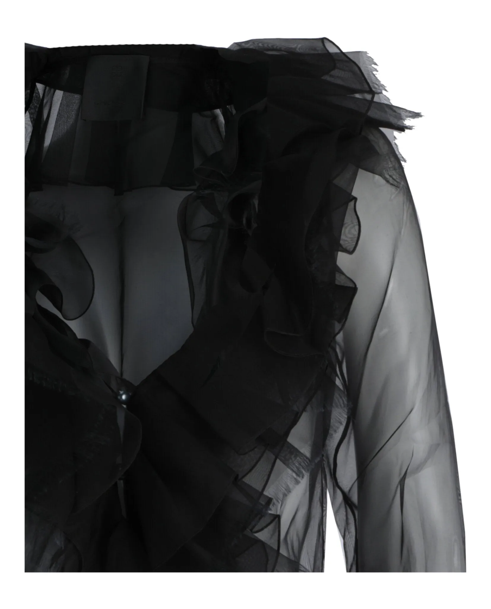 Ruffled Silk-Organza Blouse sold by Lord & Taylor product image thumbnail 2