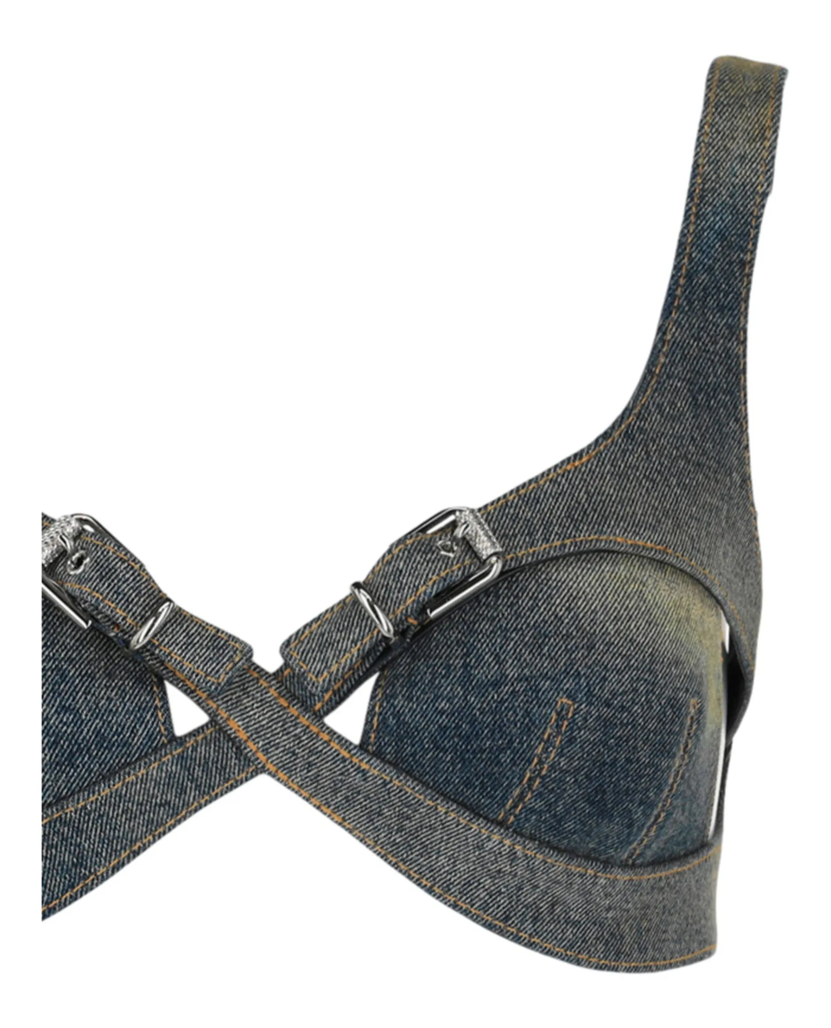 Crisscross Denim Top sold by Lord & Taylor product image thumbnail 2