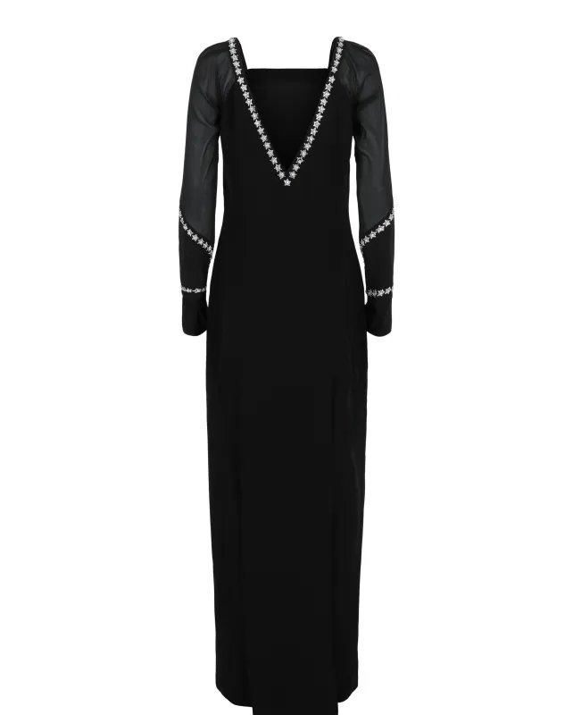 Crystal Embellished Crepe Gown made by Givenchy