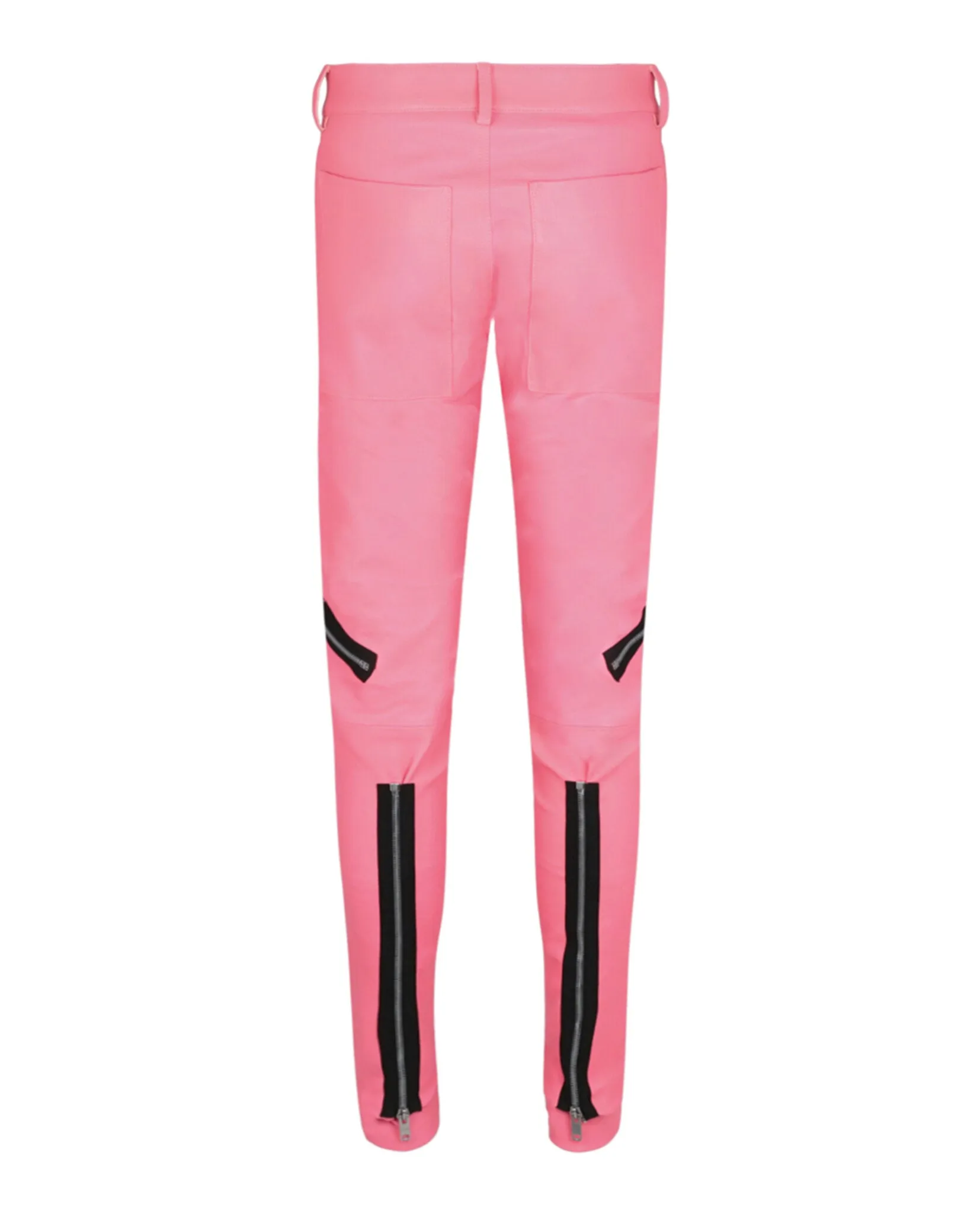 Exposed Zipper Skinny Leather Pants sold by Lord & Taylor