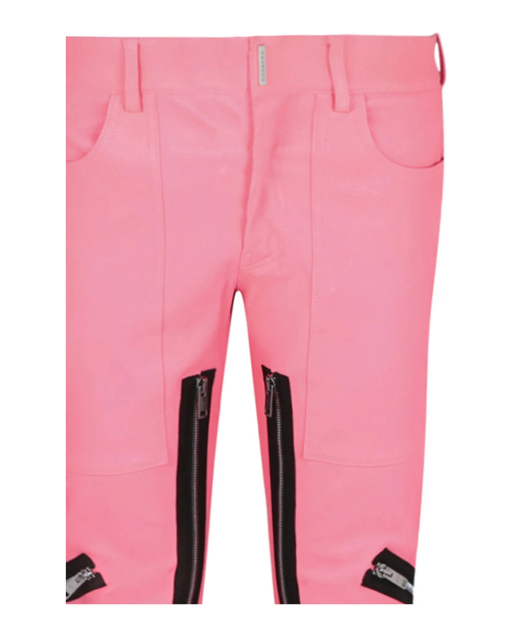Exposed Zipper Skinny Leather Pants sold by Lord & Taylor product image thumbnail 2