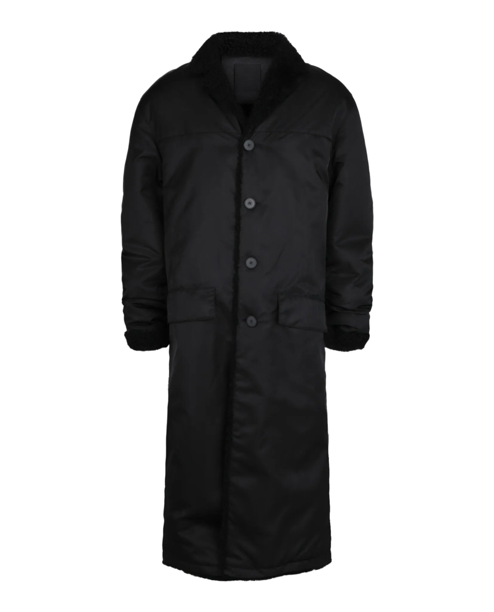 Nylon And Shearling Trench Coat sold by Lord & Taylor product image thumbnail 3