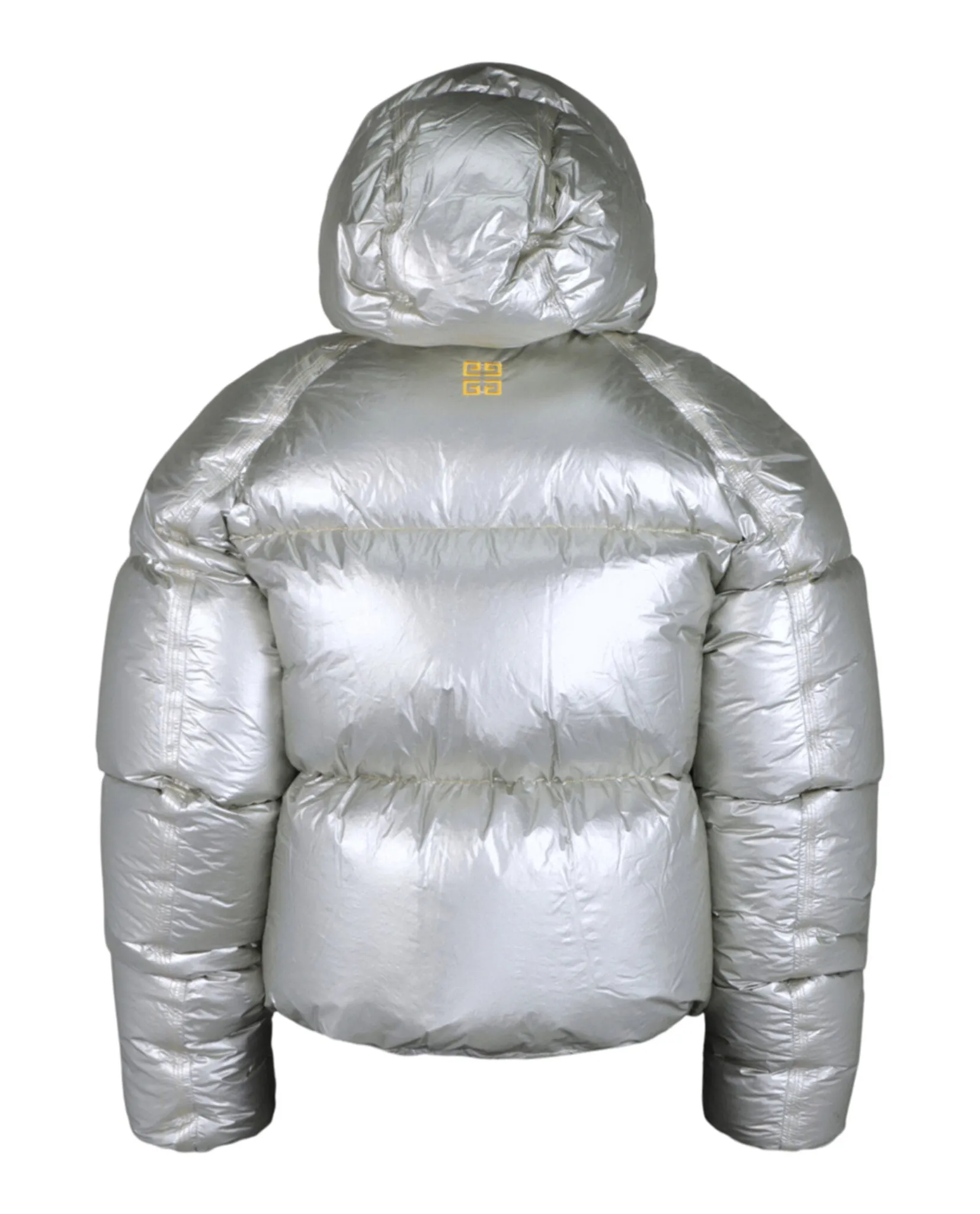 Laminated Hooded Zip-Up Puffer Jacket sold by Lord & Taylor