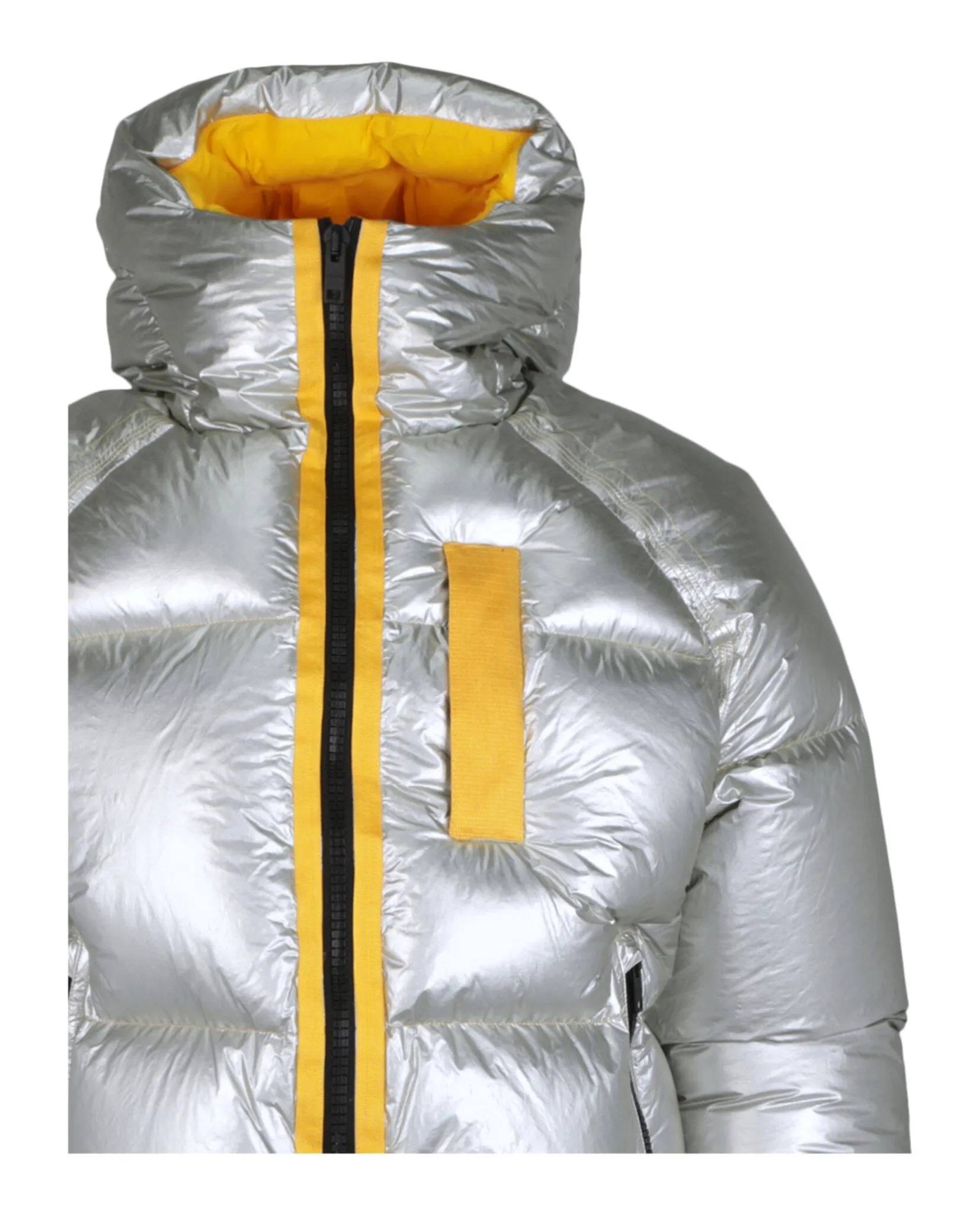 Laminated Hooded Zip-Up Puffer Jacket sold by Lord & Taylor product image thumbnail 2
