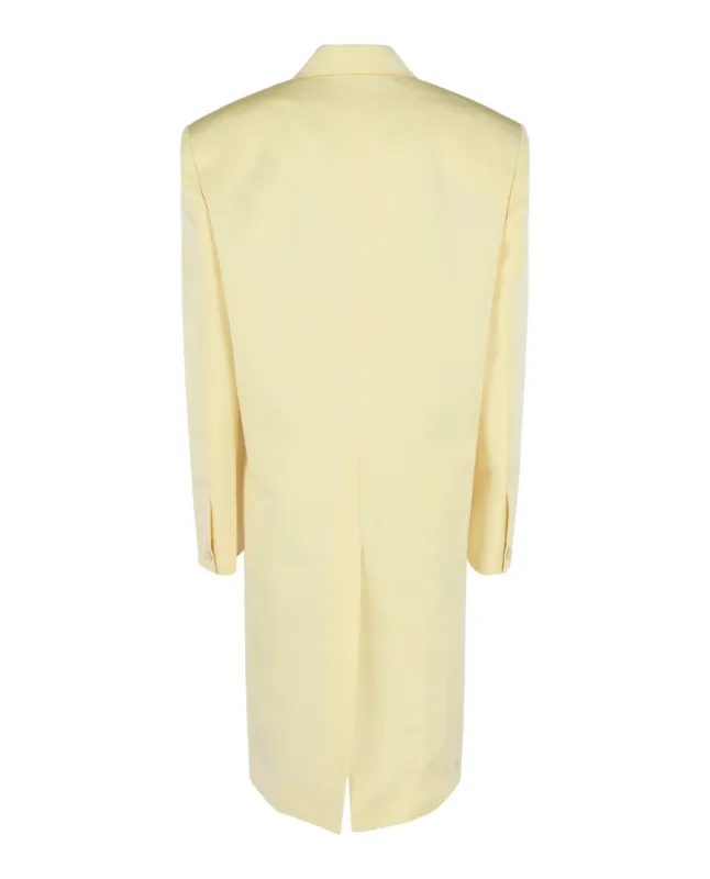 Silk Satin Longline Coat made by Givenchy
